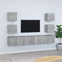 vidaXL Ensemble de meubles TV 6 personnes sans esprit