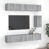 vidaXL 7-Piece TV Cabinet Set Engineered Wood White