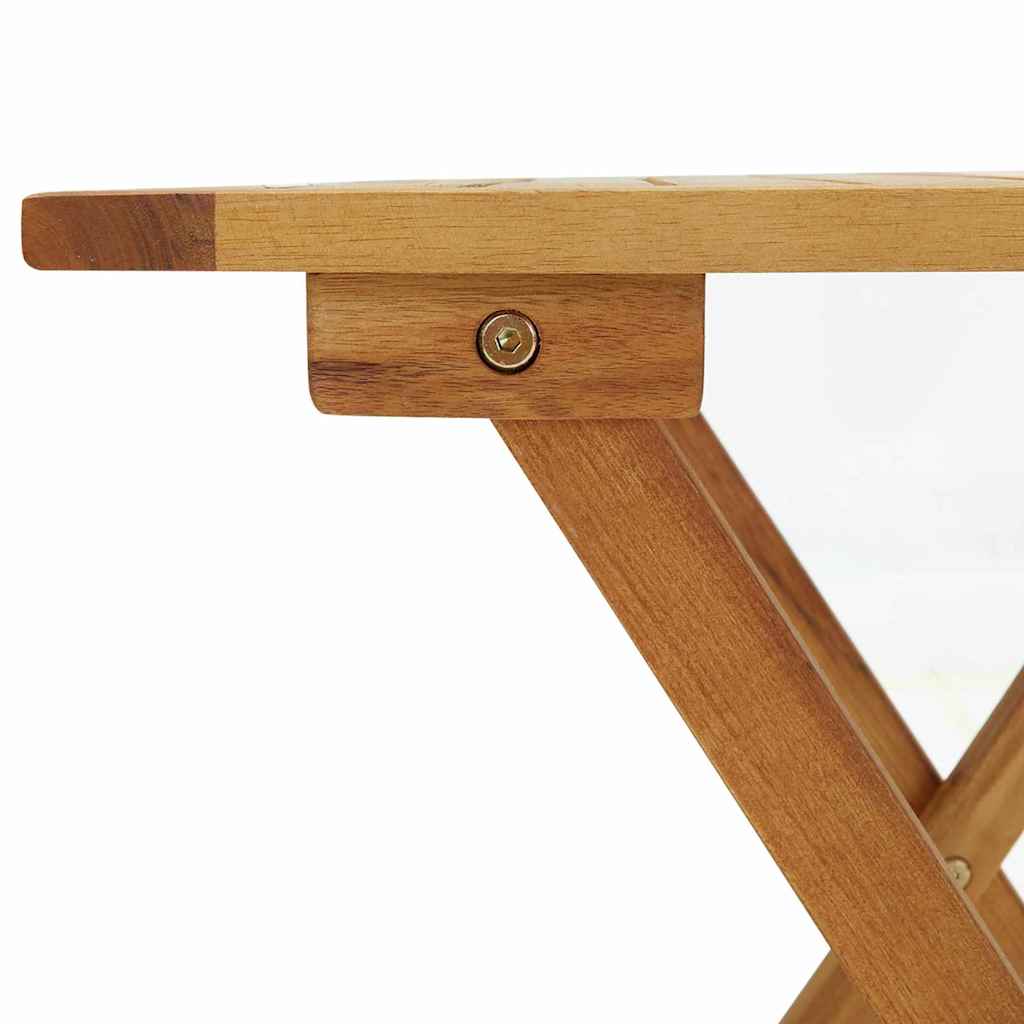 vidaXL Patio chairs 2 pcs with footrest solid acacia wood