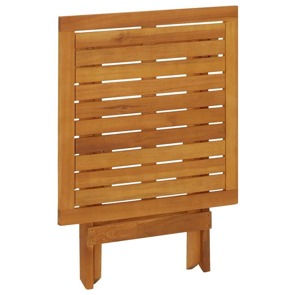 vidaXL Patio chairs 2 pcs with footrest solid acacia wood