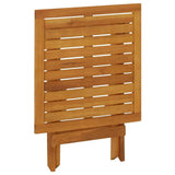 vidaXL Patio chairs 2 pcs with footrest solid acacia wood