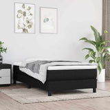vidaXL Boxspring bed 80x200 cm stof lichtgrijs