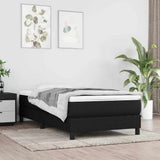 vidaXL Boxspring bed 80x200 cm stof lichtgrijs