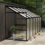 vidaXL Greenhouse 1.38 m² aluminium anthracite