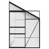 vidaXL Greenhouse 1.38 m² aluminium anthracite