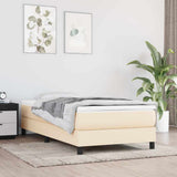 vidaXL Boxspring bed 80x200 cm stof lichtgrijs