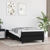 vidaXL Boxspring bed 80x200 cm stof lichtgrijs