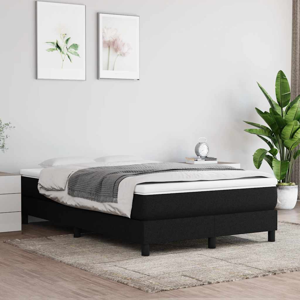 vidaXL Boxspring bed 80x200 cm stof lichtgrijs