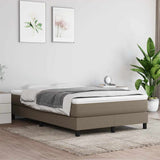 vidaXL Boxspring bed 80x200 cm stof lichtgrijs