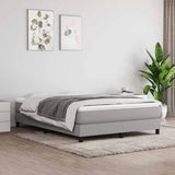 vidaXL Boxspring bed 80x200 cm stof lichtgrijs