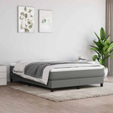 vidaXL Boxspring bed 80x200 cm stof lichtgrijs