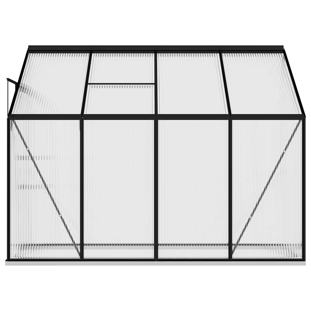vidaXL Tuinkas 3,97 m³ aluminium antracietkleurig