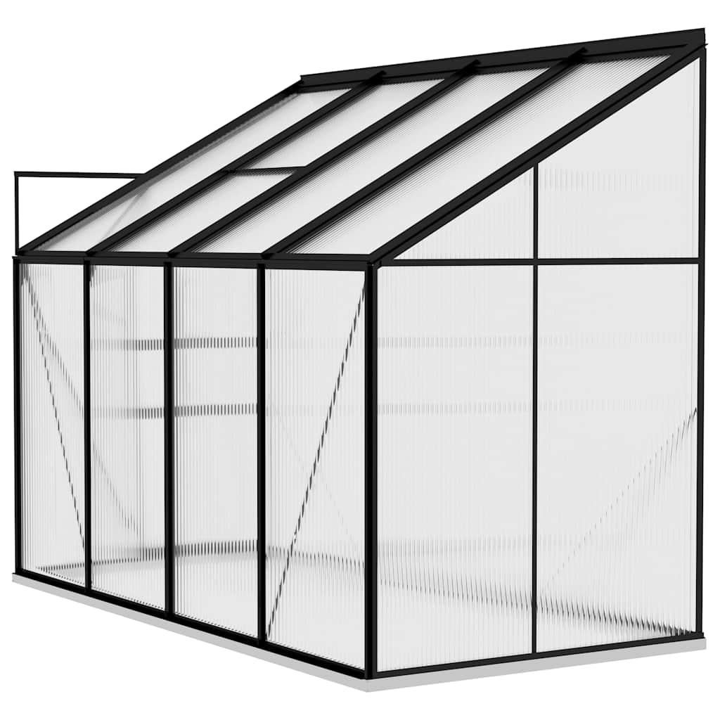 vidaXL Tuinkas 3,97 m³ aluminium antracietkleurig
