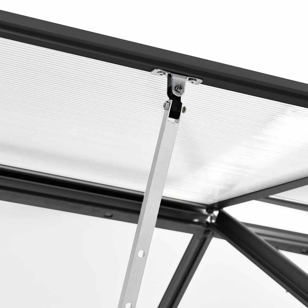vidaXL Tuinkas 3,97 m³ aluminium antracietkleurig