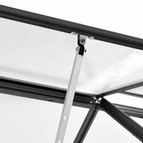 vidaXL Tuinkas 3,97 m³ aluminium antracietkleurig