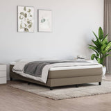 vidaXL Boxspring bed 80x200 cm stof lichtgrijs