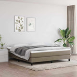 vidaXL Boxspring bed 80x200 cm stof lichtgrijs