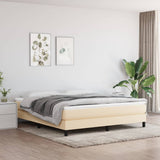 vidaXL Boxspring bed 80x200 cm stof lichtgrijs