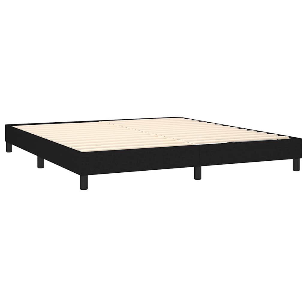 vidaXL Boxspring bed 80x200 cm stof lichtgrijs