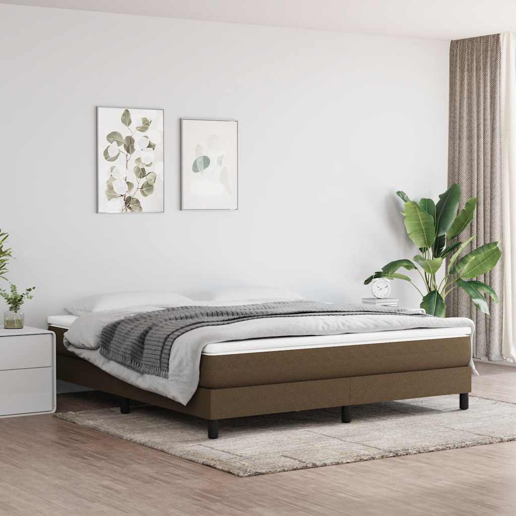 vidaXL Boxspring bed 80x200 cm stof lichtgrijs