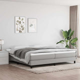 vidaXL Boxspring bed 80x200 cm stof lichtgrijs