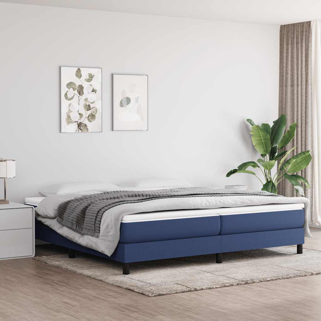 vidaXL Boxspring bed 80x200 cm stof lichtgrijs