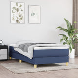 vidaXL Box spring bed 80x200 cm fabric light grey