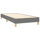 vidaXL Box spring bed 80x200 cm fabric light grey