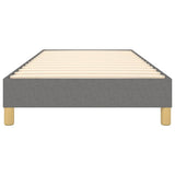 vidaXL Box spring bed 80x200 cm fabric light grey