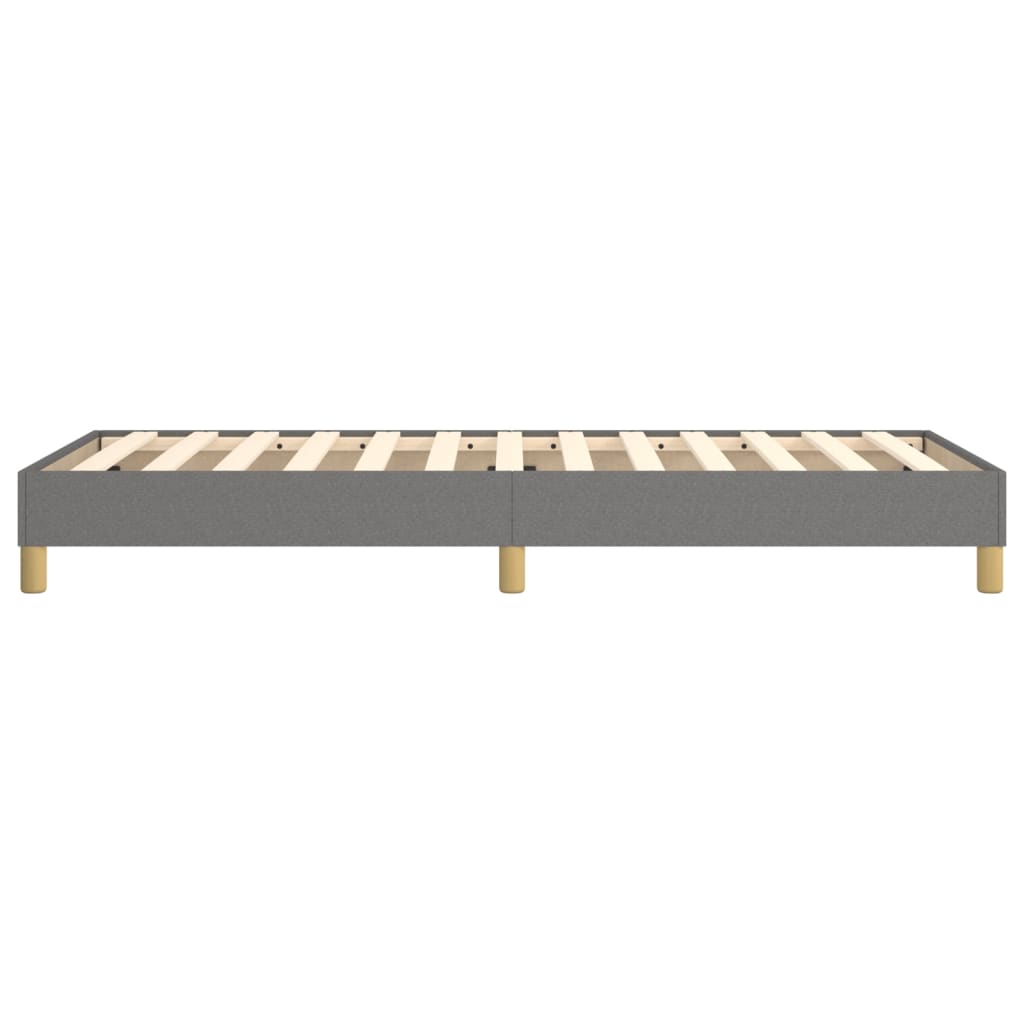 vidaXL Box spring bed 80x200 cm fabric light grey