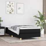vidaXL Box spring bed 80x200 cm fabric light grey