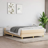vidaXL Box spring bed 80x200 cm fabric light grey