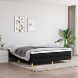 vidaXL Box spring bed 80x200 cm fabric light grey