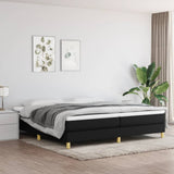 vidaXL Box spring bed 80x200 cm fabric light grey