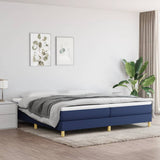 vidaXL Box spring bed 80x200 cm fabric light grey
