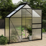 vidaXL Tuinkas 2,47 m³ aluminium antracietkleurig