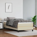 vidaXL Boxspring bed kunstleer zwart 80x200 cm