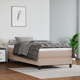 vidaXL Boxspring bed kunstleer zwart 80x200 cm