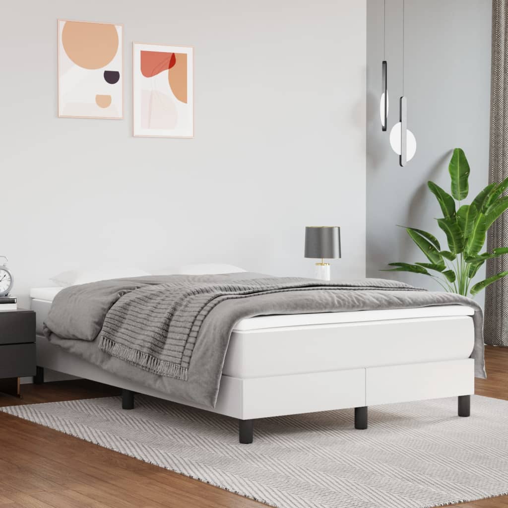 vidaXL Boxspring bed kunstleer zwart 80x200 cm
