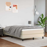 vidaXL Boxspring bed kunstleer zwart 80x200 cm