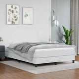vidaXL Boxspring bed kunstleer zwart 80x200 cm