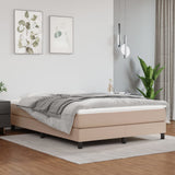 vidaXL Boxspring bed kunstleer zwart 80x200 cm