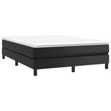 vidaXL Boxspring bed kunstleer zwart 80x200 cm