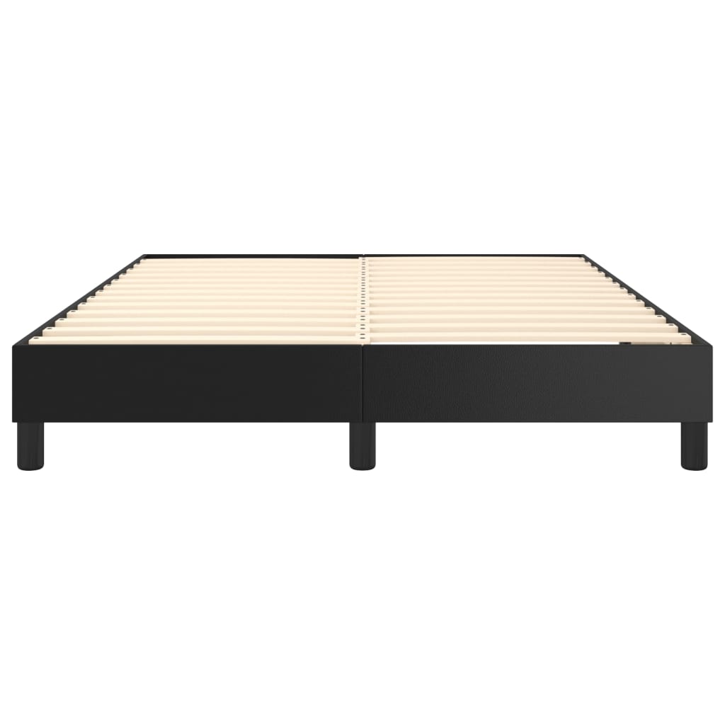 vidaXL Boxspring bed kunstleer zwart 80x200 cm