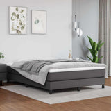 vidaXL Boxspring bed kunstleer zwart 80x200 cm