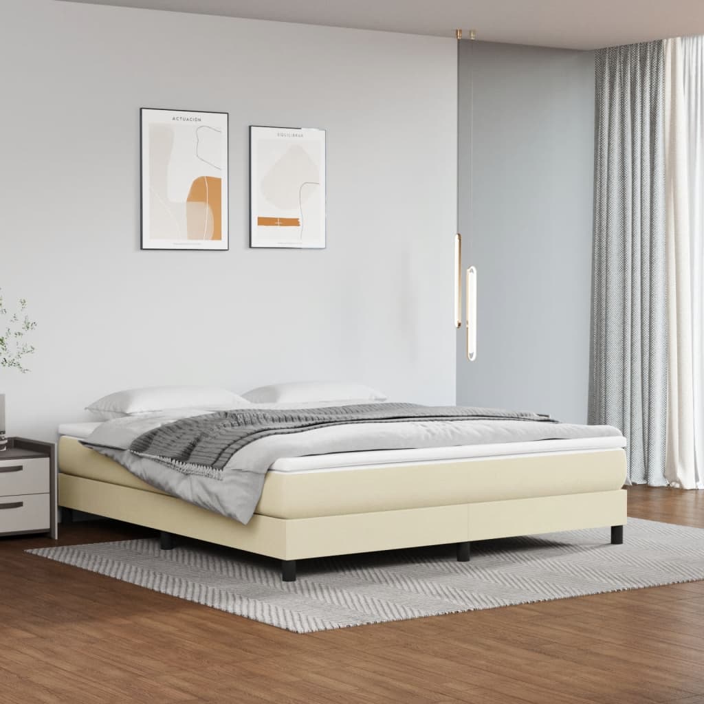 vidaXL Boxspring bed kunstleer zwart 80x200 cm