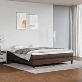 vidaXL Boxspring bed kunstleer zwart 80x200 cm