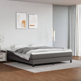 vidaXL Boxspring bed kunstleer zwart 80x200 cm