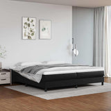 vidaXL Boxspring bed kunstleer zwart 80x200 cm