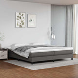 vidaXL Boxspring bed kunstleer zwart 80x200 cm